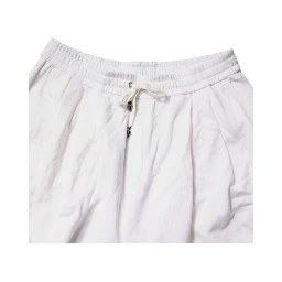 White Cotton Cargo Bermuda Sweatshorts Shorts