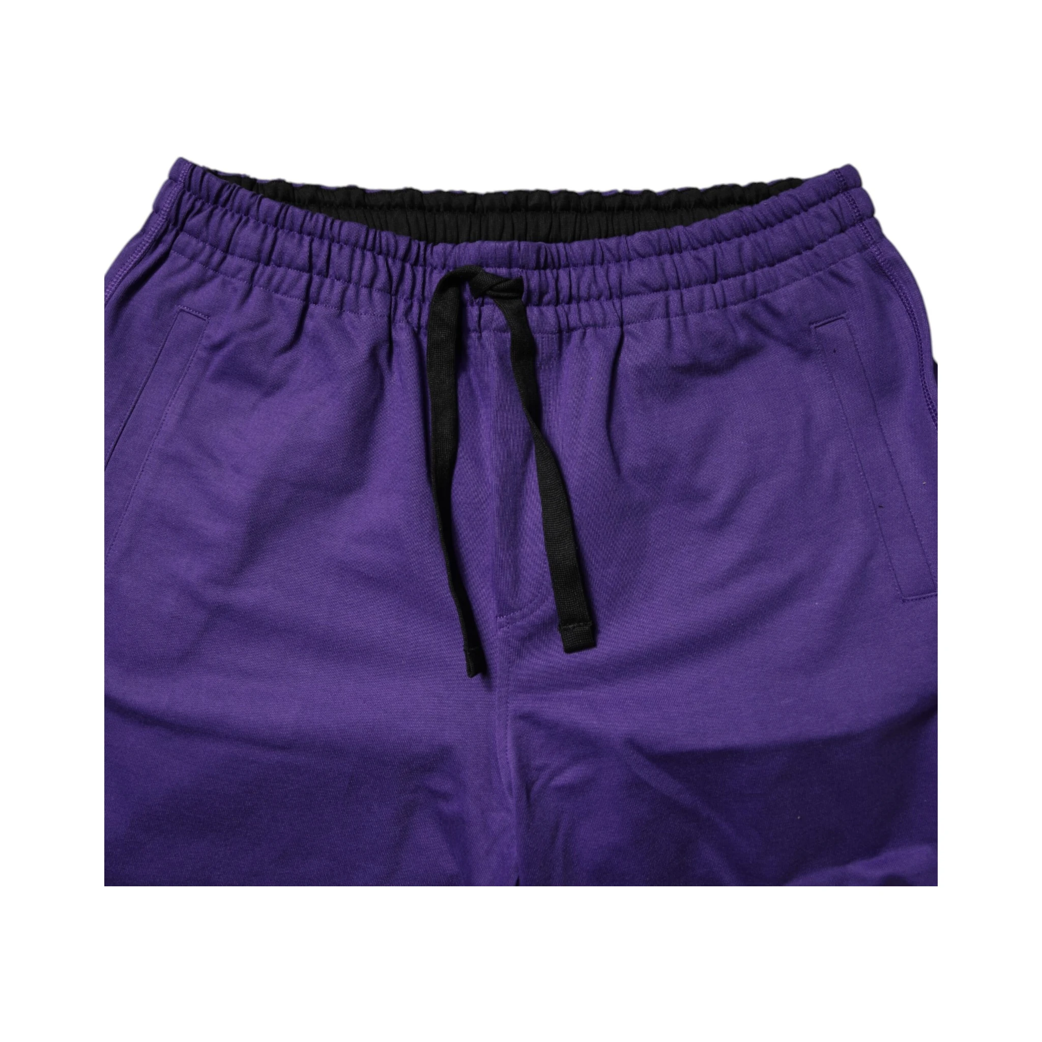 Purple Cotton Men Bermuda Sweatshorts Shorts