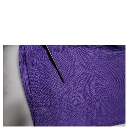 Purple Cotton Men Bermuda Sweatshorts Shorts