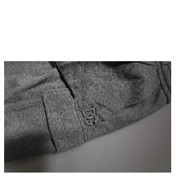 Gray Cotton Cargo Bermuda Sweatshorts Shorts