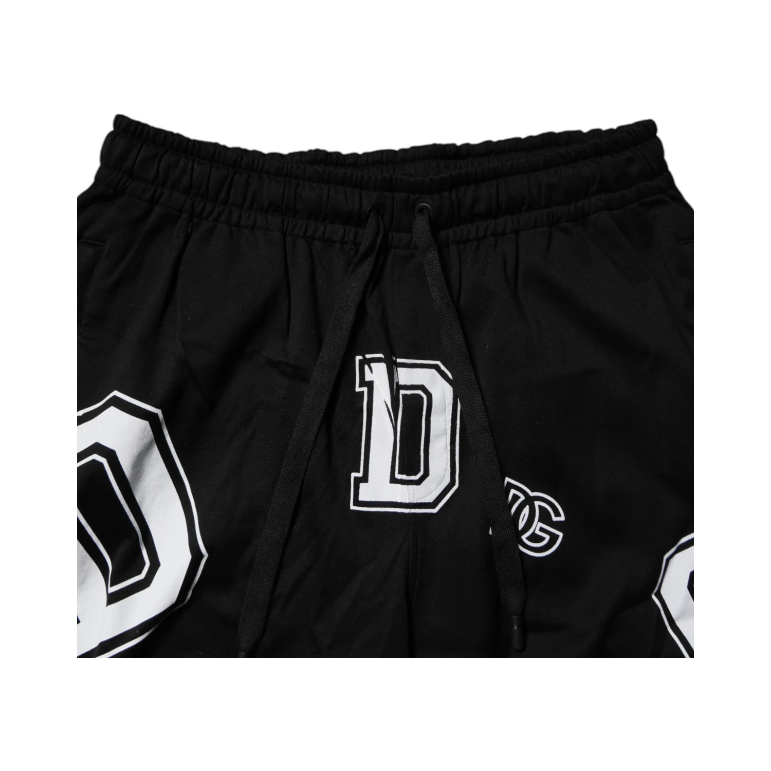 Black Logo Cotton Bermuda Sweatshorts Shorts