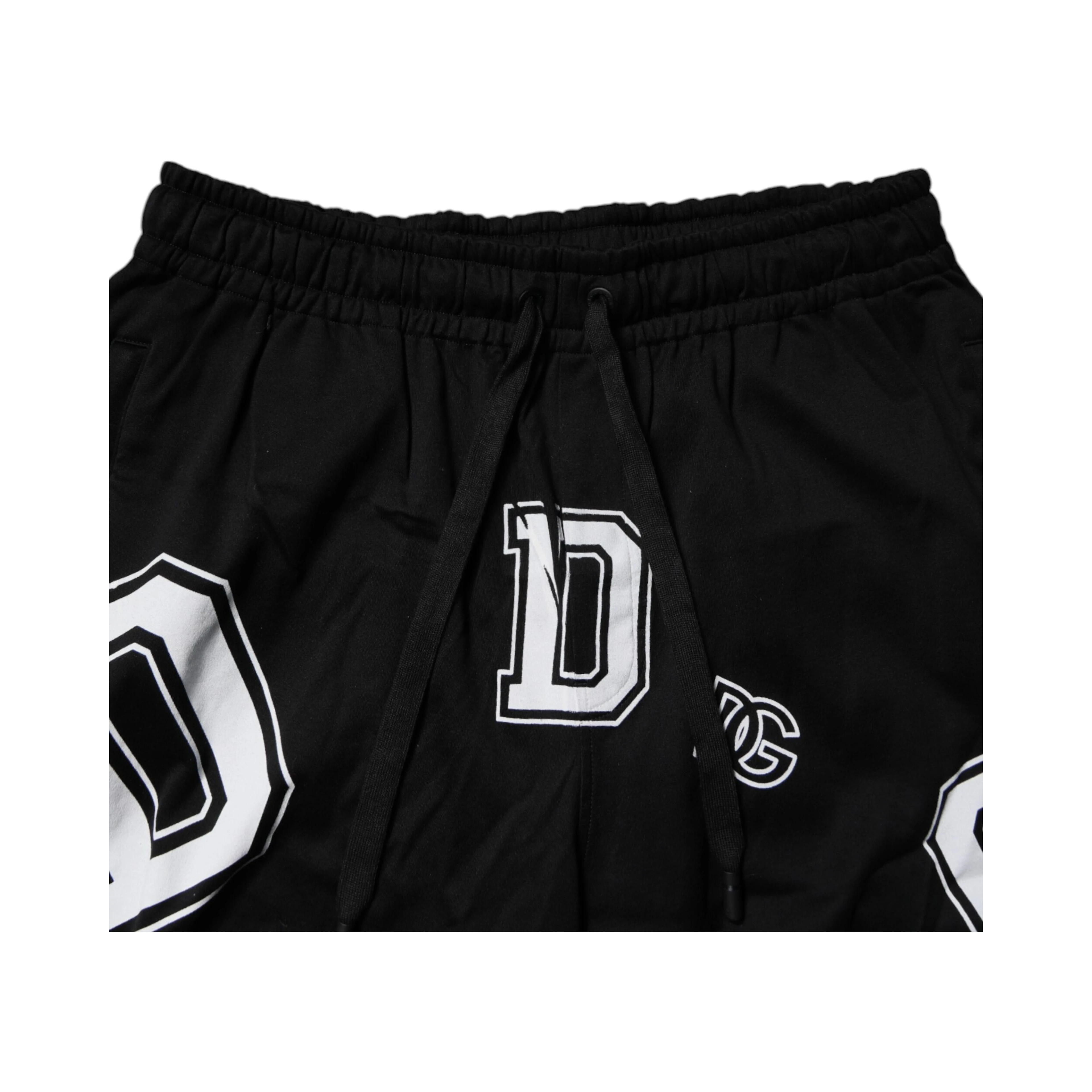 Black Logo Cotton Bermuda Sweatshorts Shorts