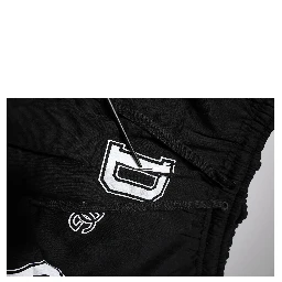 Black Logo Cotton Bermuda Sweatshorts Shorts