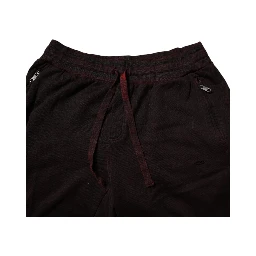 Bordeaux Cotton Bermuda Sweatshorts Shorts