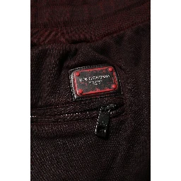 Bordeaux Cotton Bermuda Sweatshorts Shorts