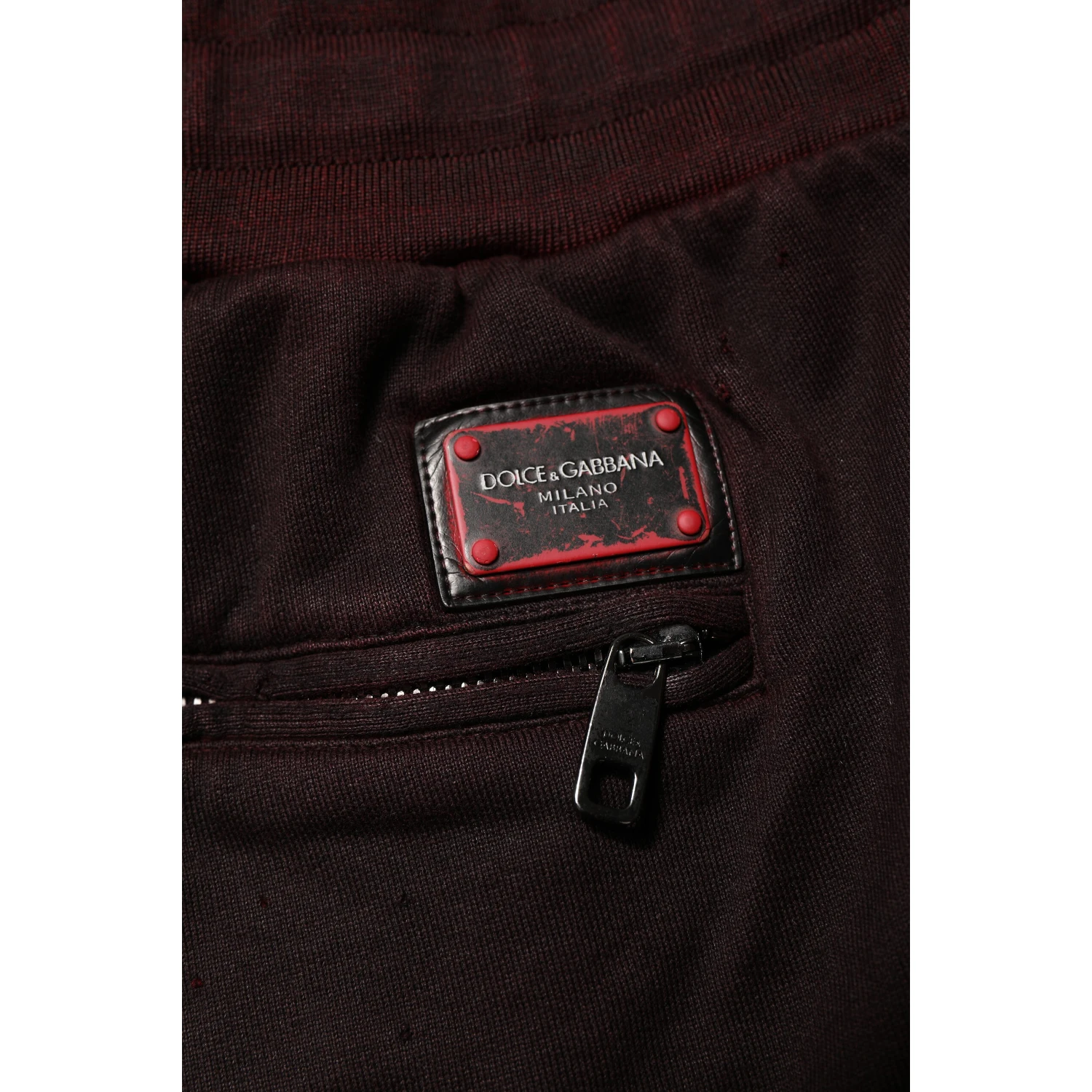 Bordeaux Cotton Bermuda Sweatshorts Shorts