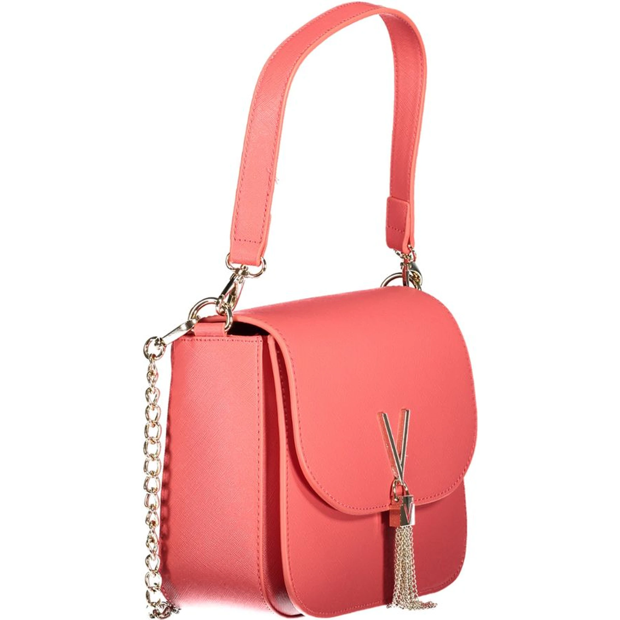 Pink Polyethylene Handbag