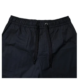 Dark Blue Cotton Bermuda Sweatshorts Shorts