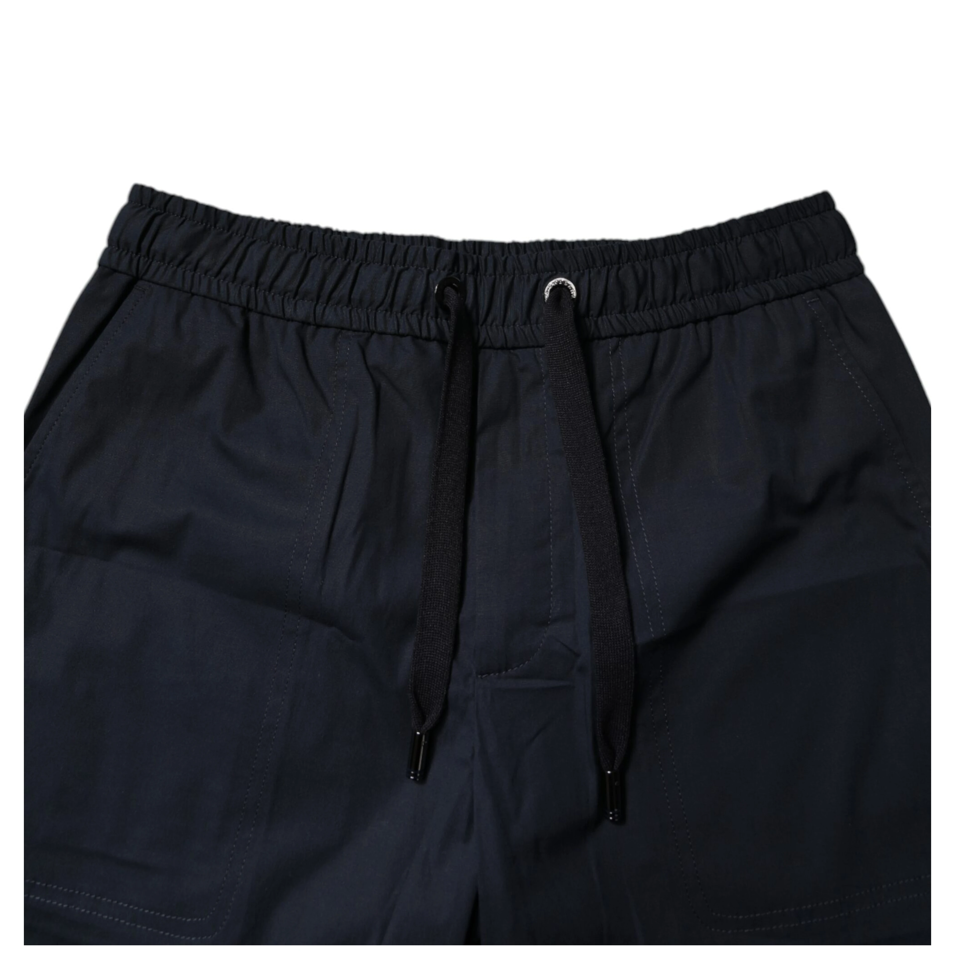 Dark Blue Cotton Bermuda Sweatshorts Shorts