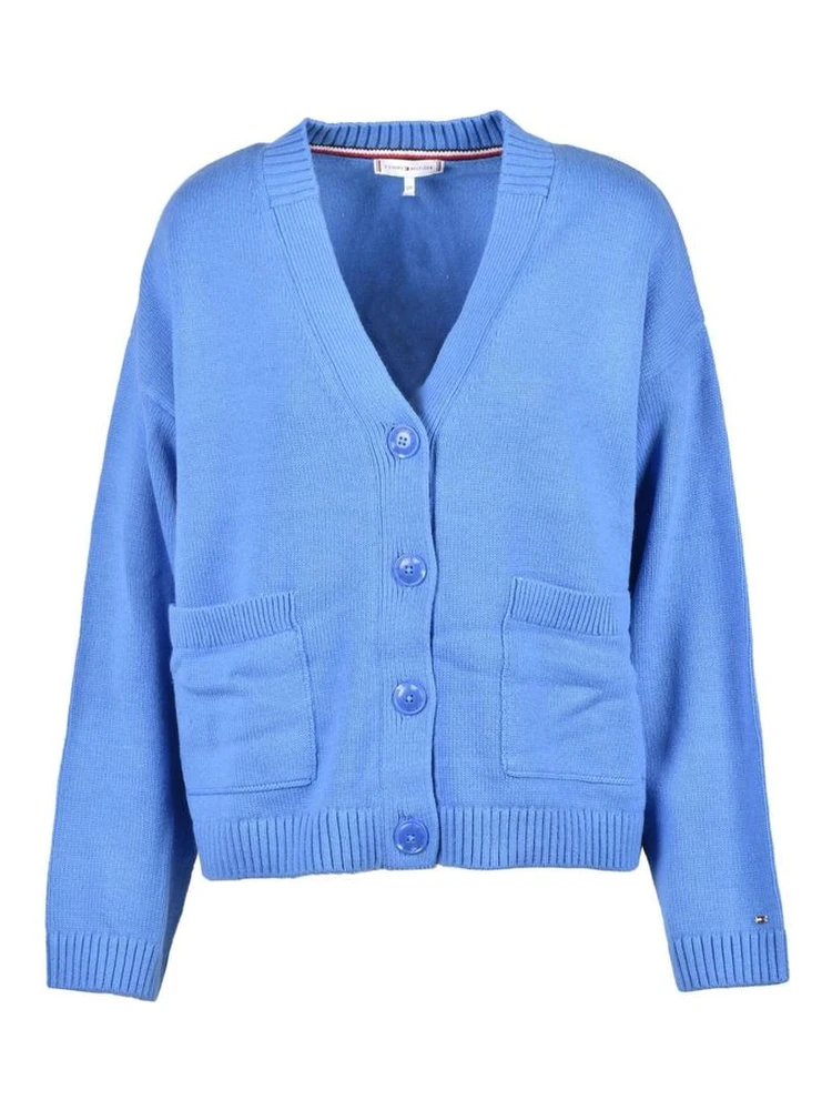 Blue Cotton Cardigan