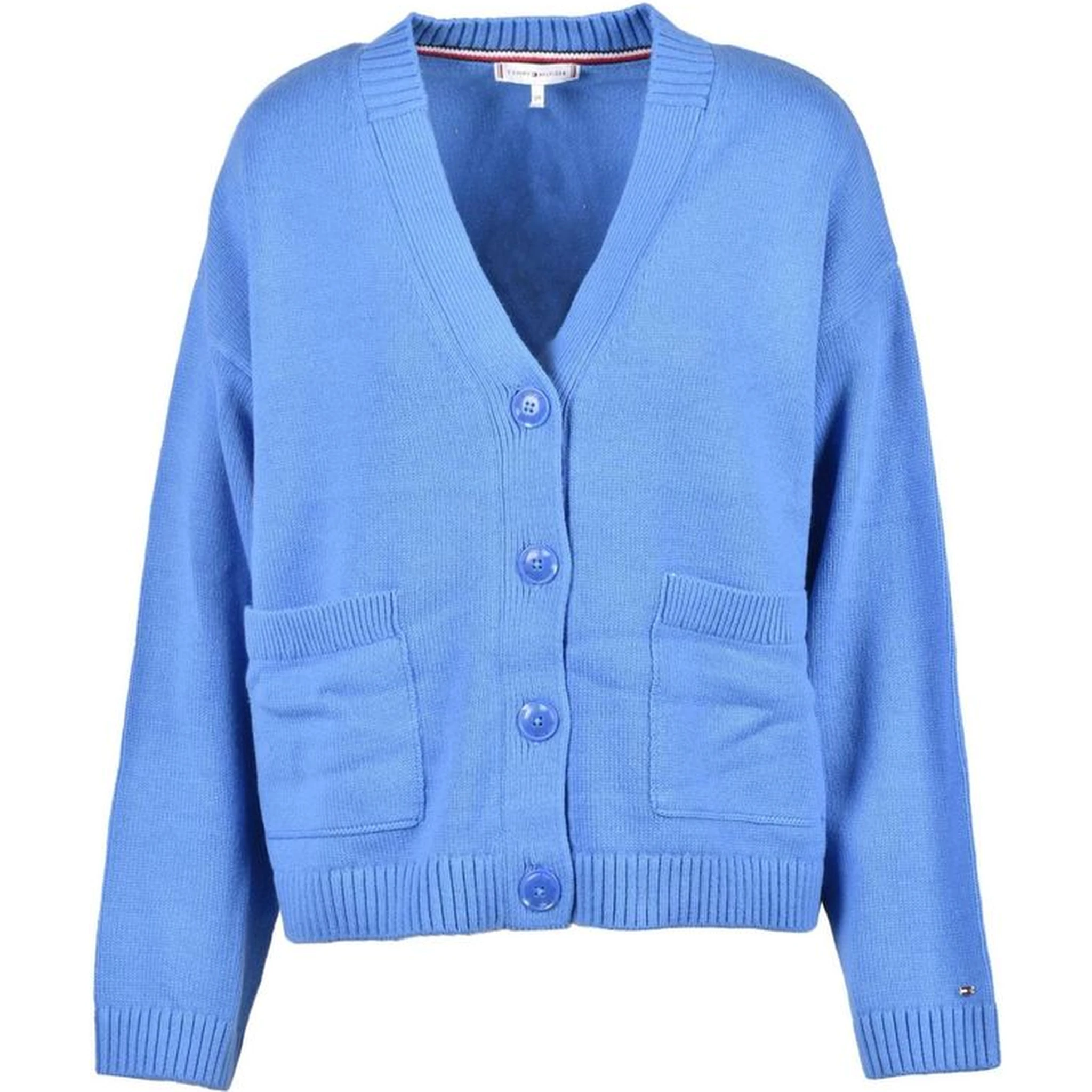 Blue Cotton Cardigan
