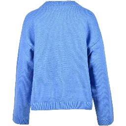 Blue Cotton Cardigan