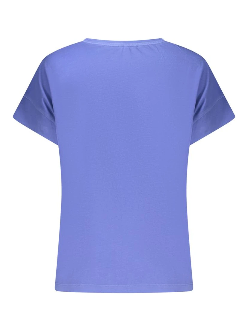 تيشيرت قطني أزرق