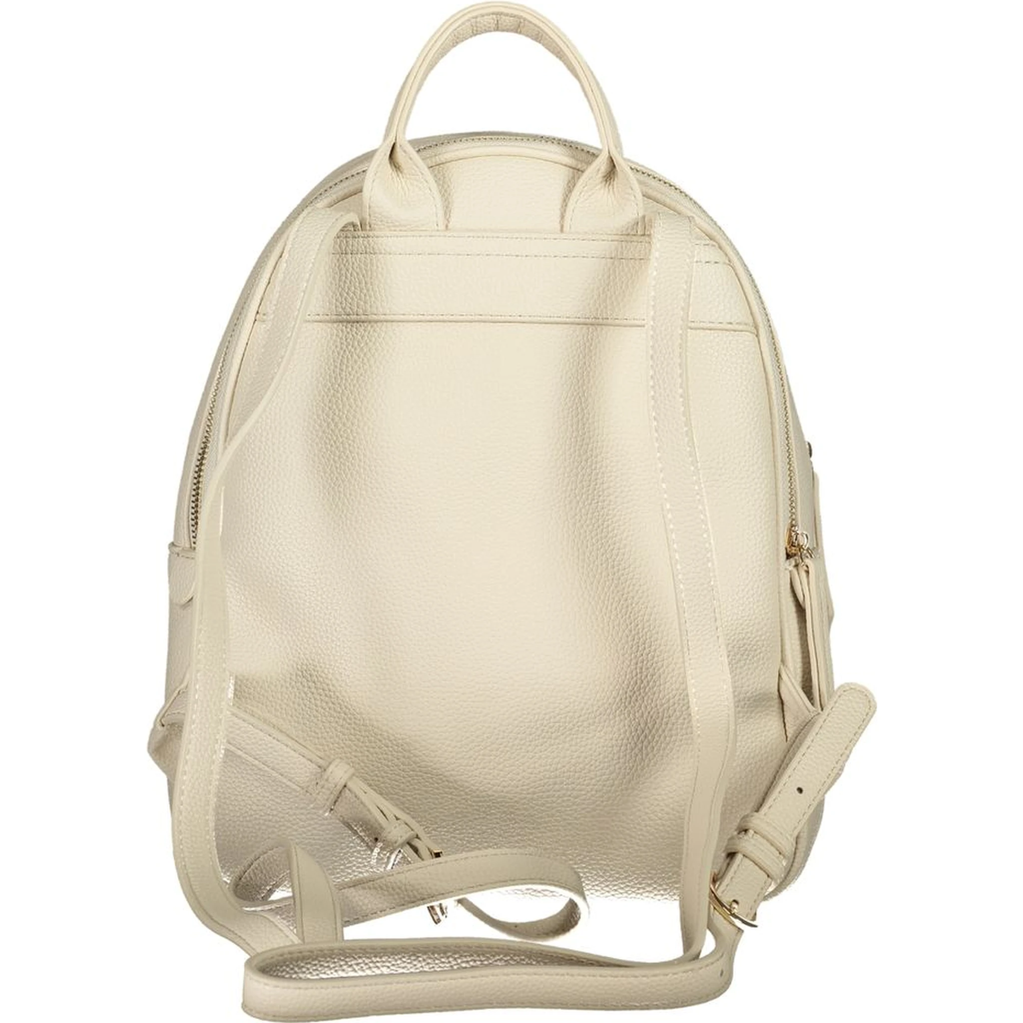 Beige Polyethylene Backpack