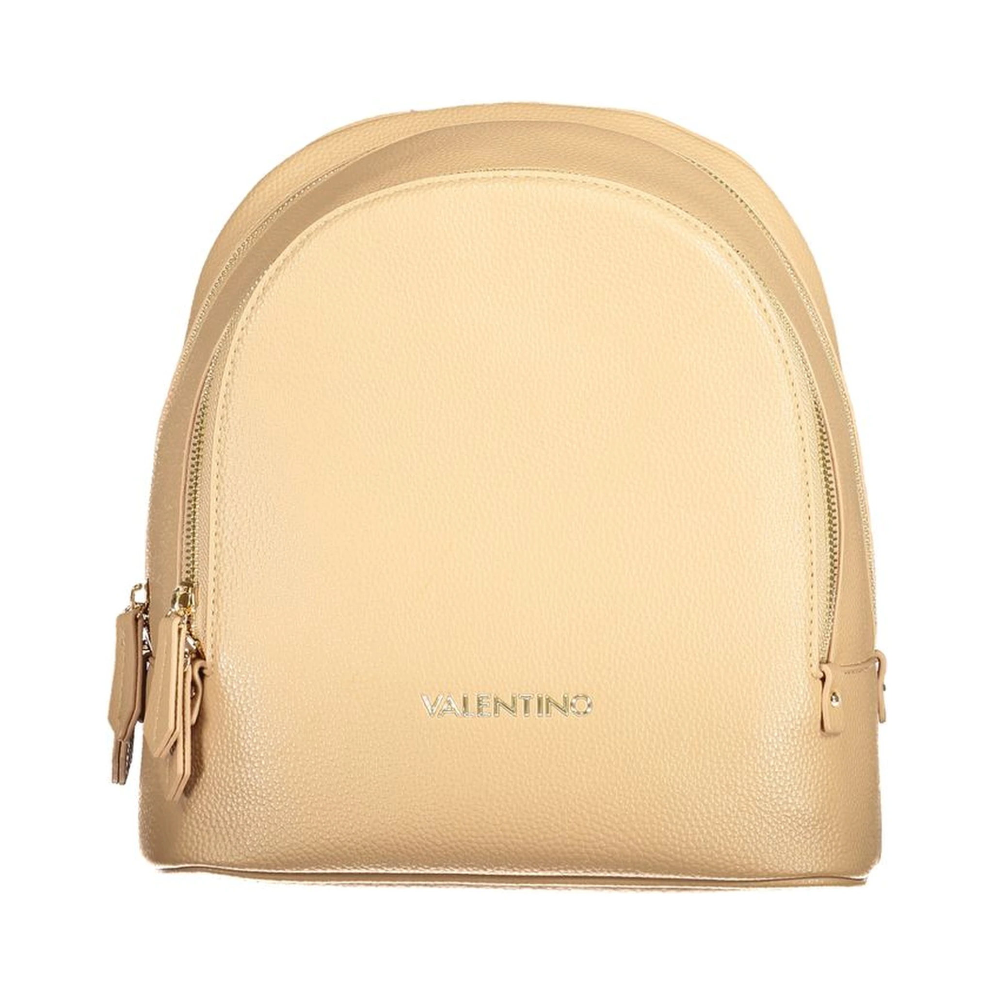 Beige Polyethylene Backpack