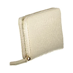 Beige Polyethylene Wallet