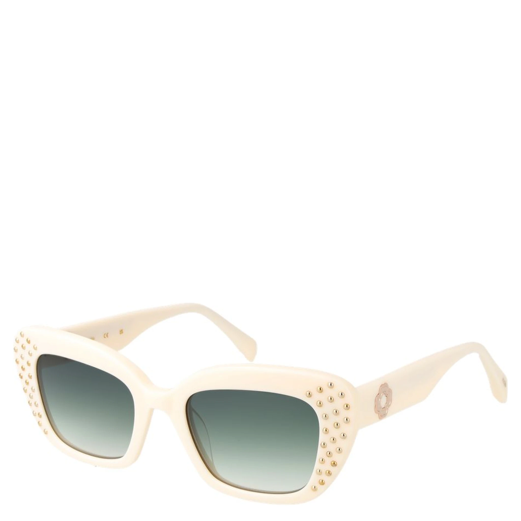 Cream Acetate Sunglasses