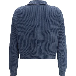 Blue Cotton Sweatshirt