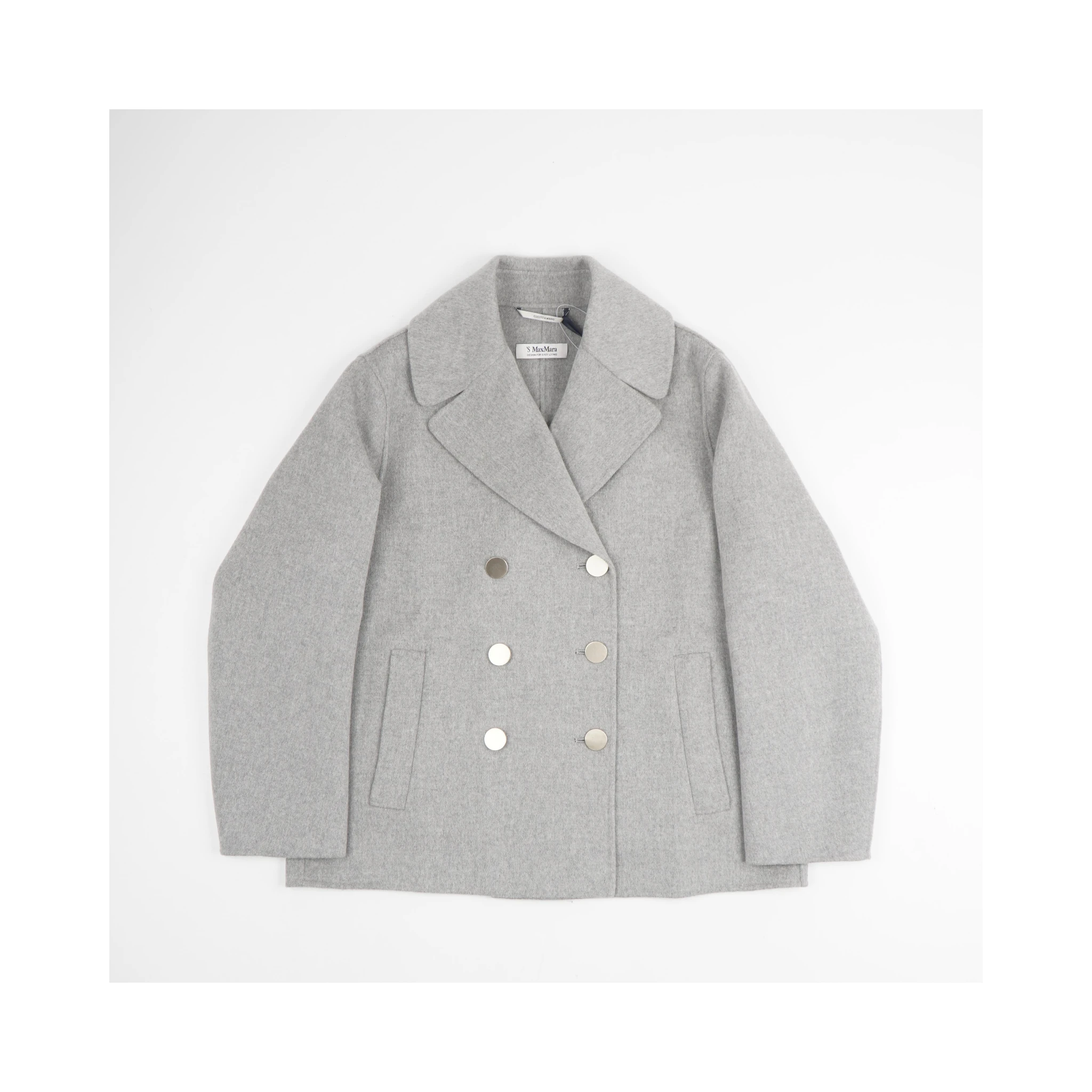 Grey Wool Margot Coat