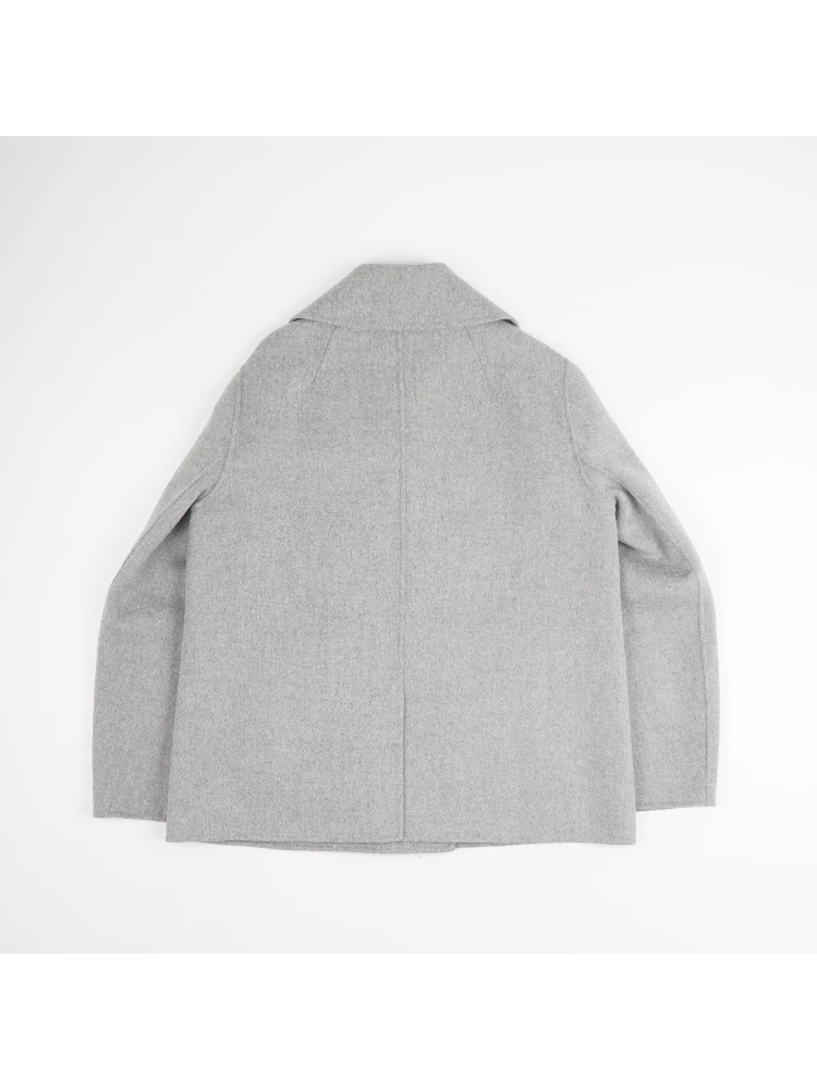 Grey Wool Margot Coat alternative