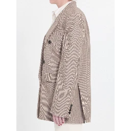 Wool double-breasted jacket
