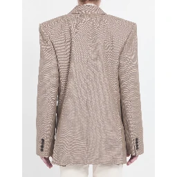 Wool double-breasted jacket