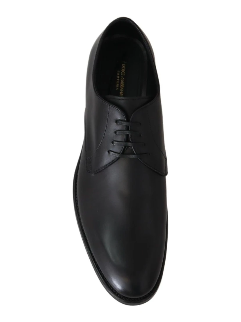 Black Leather SARTORIA Hand Made Shoes