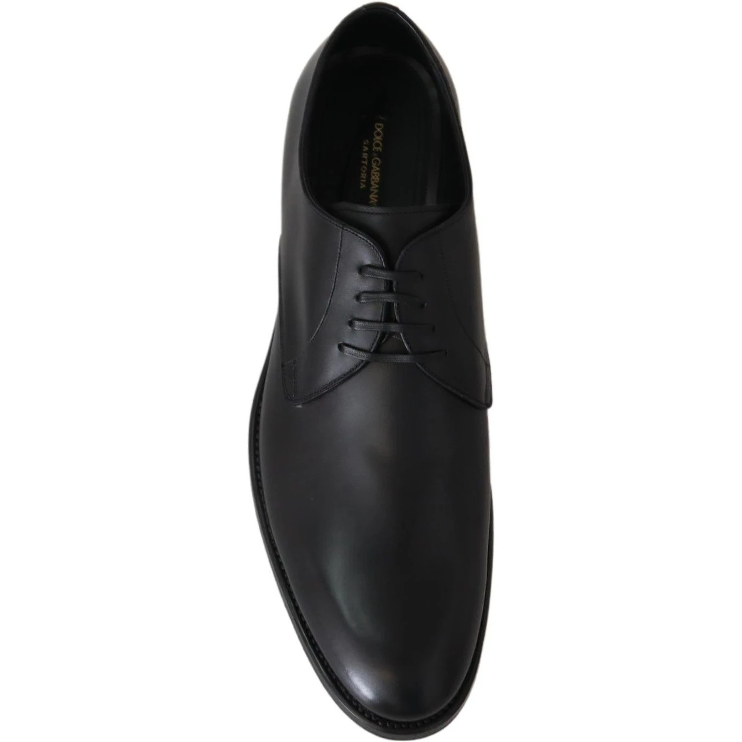 Black Leather SARTORIA Hand Made Shoes