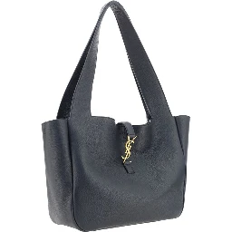 Black Leather Shoulder Bag