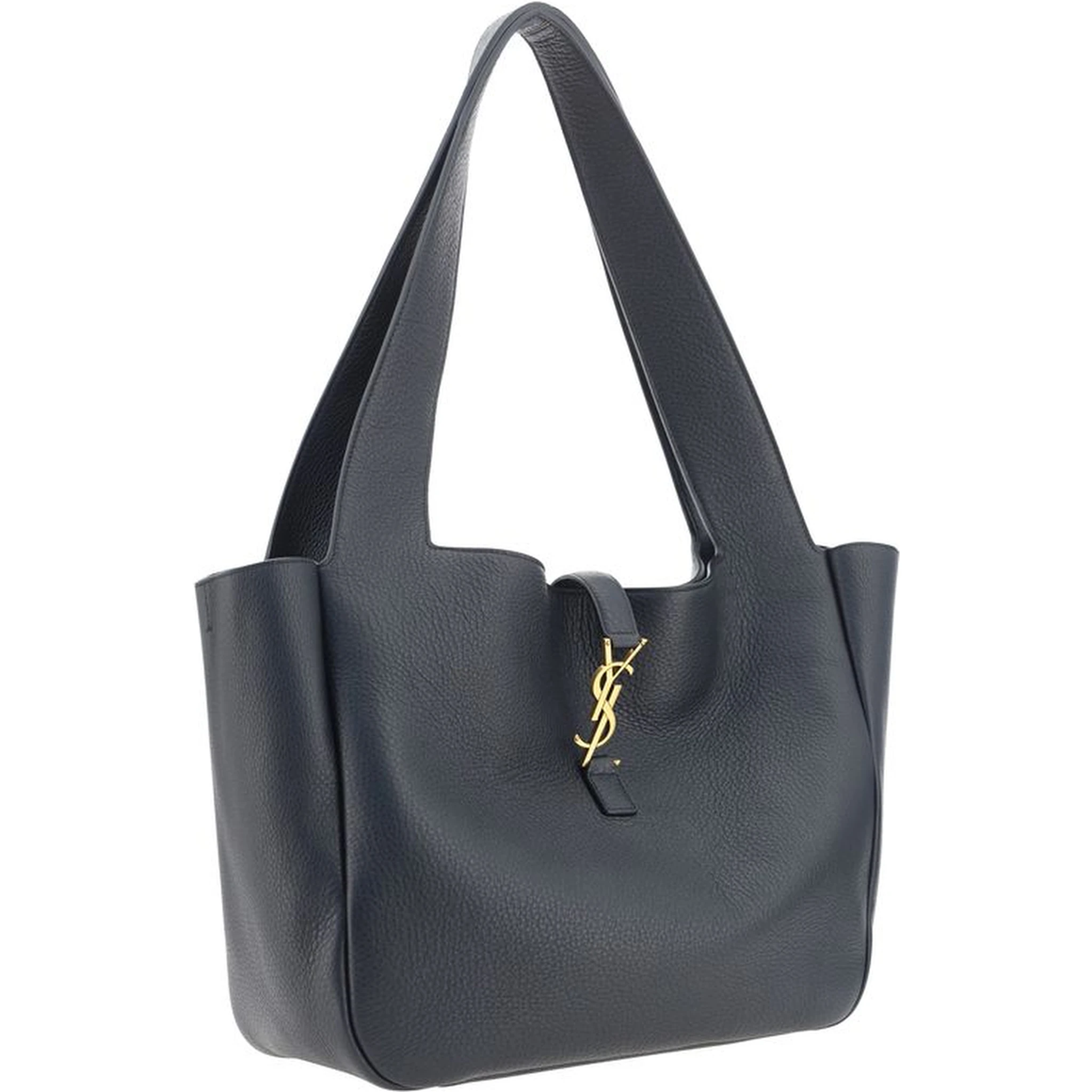 Black Leather Shoulder Bag
