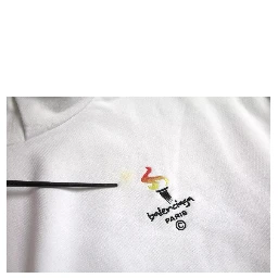 White Cotton Logo Hooded Pullover Oversize Sweater