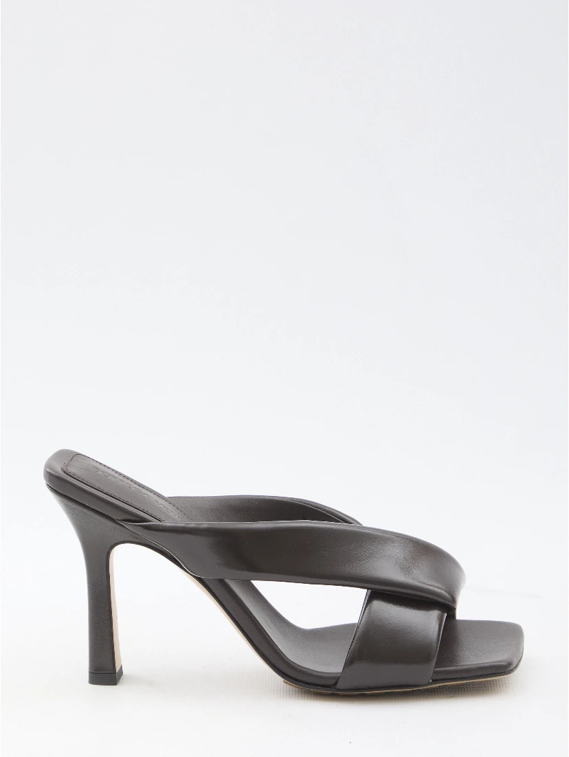 Brown Riva mule sandals