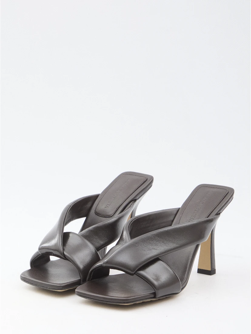 Brown Riva mule sandals
