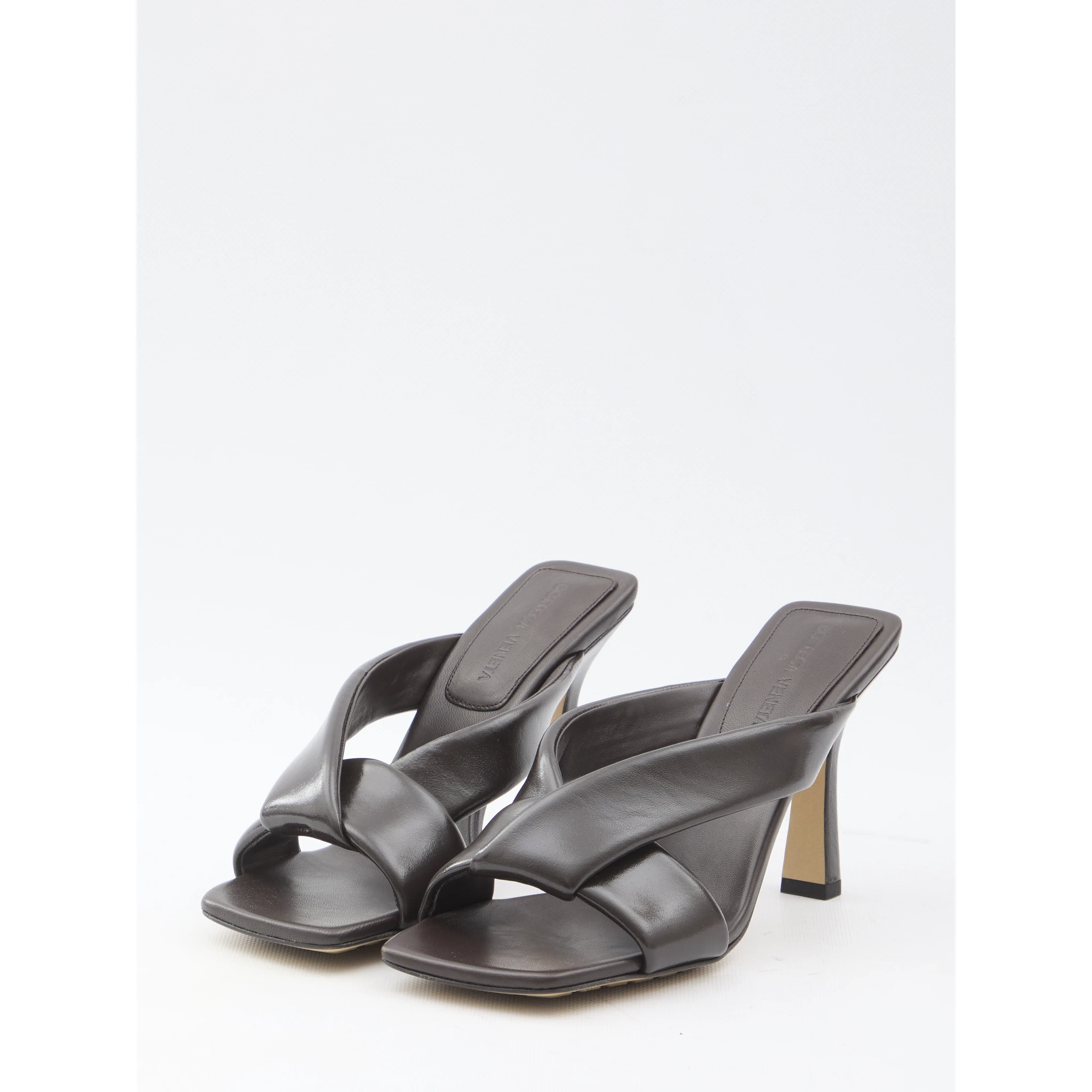 Brown Riva mule sandals