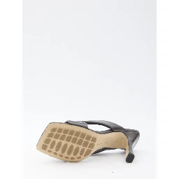 Brown Riva mule sandals