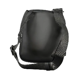 Black Polyester Shoulder Bag