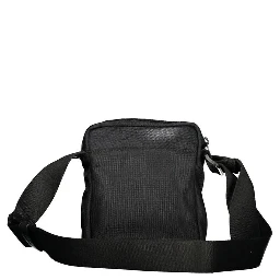 Black Polyester Shoulder Bag