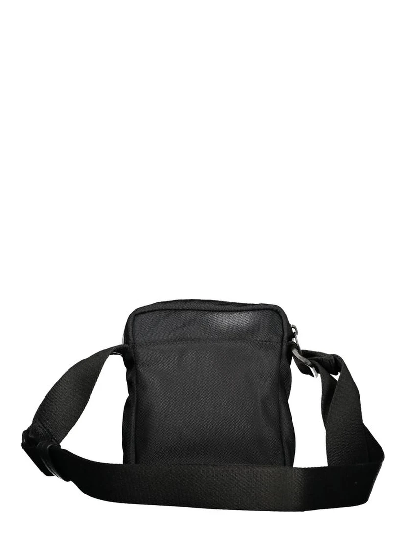 Black Polyester Shoulder Bag