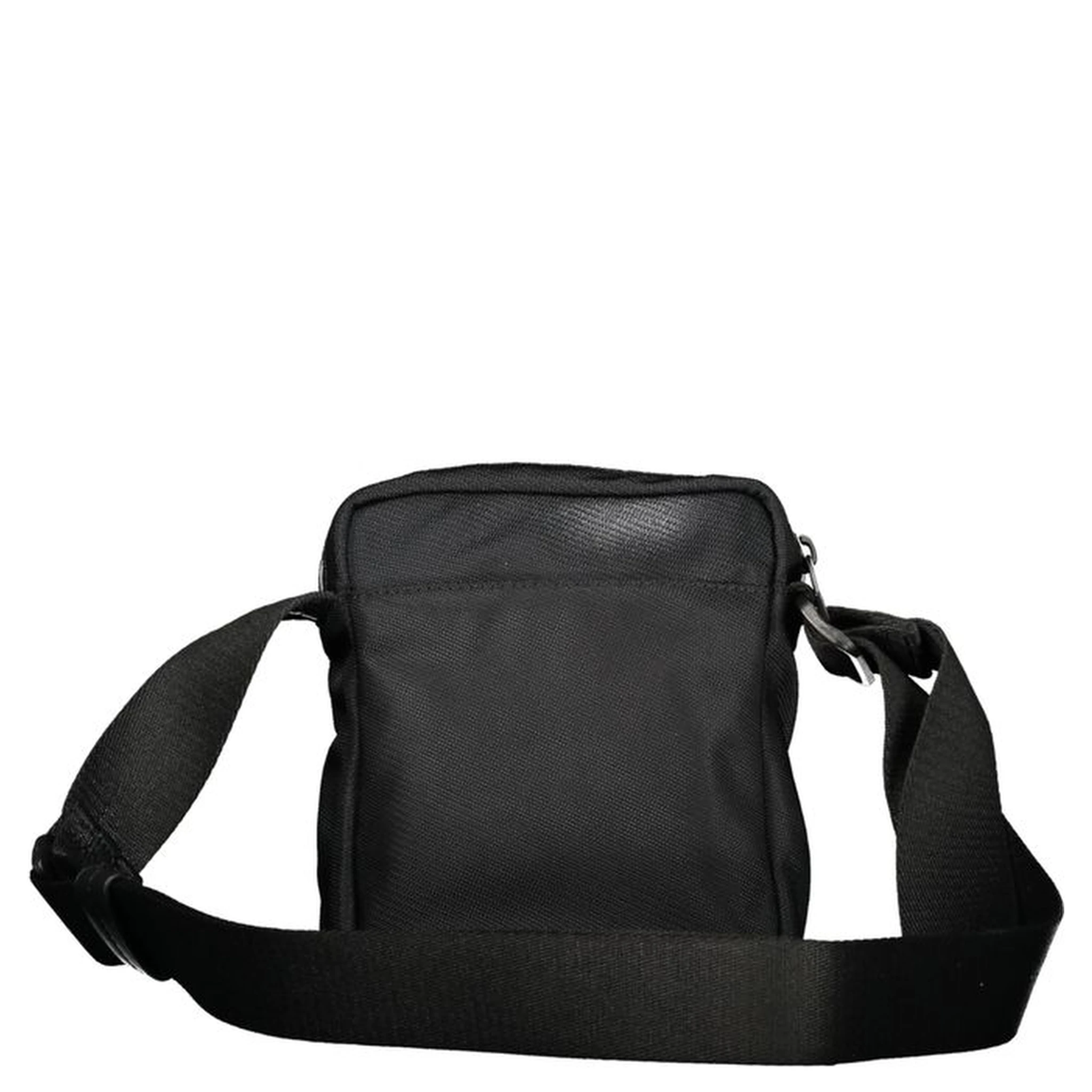 Black Polyester Shoulder Bag