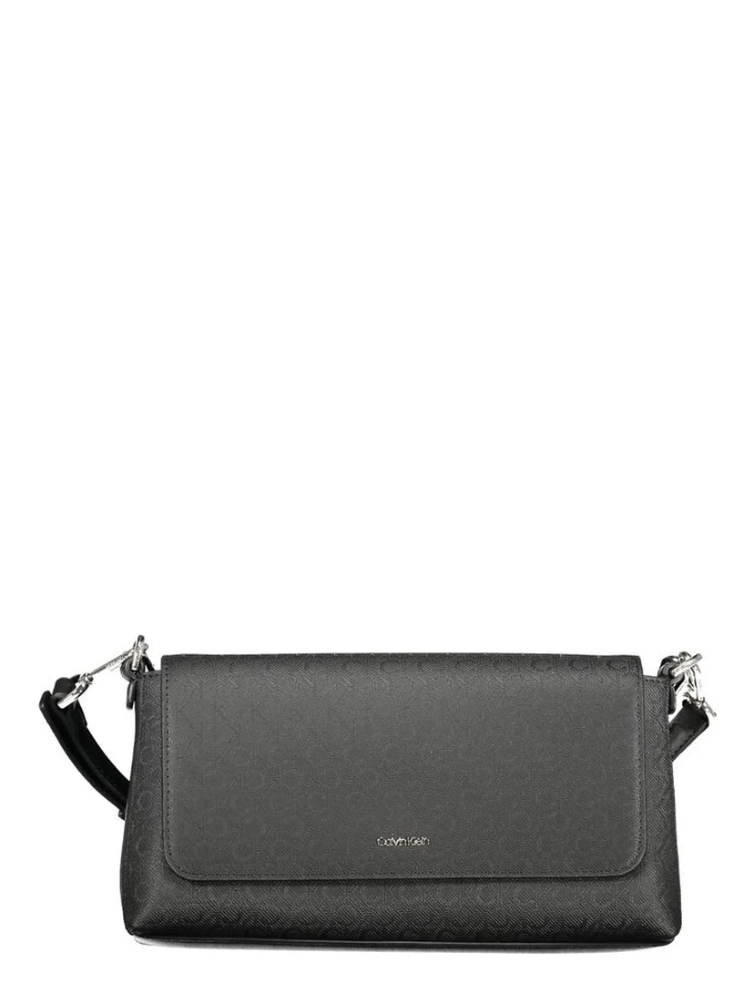 Black Polyester Handbag