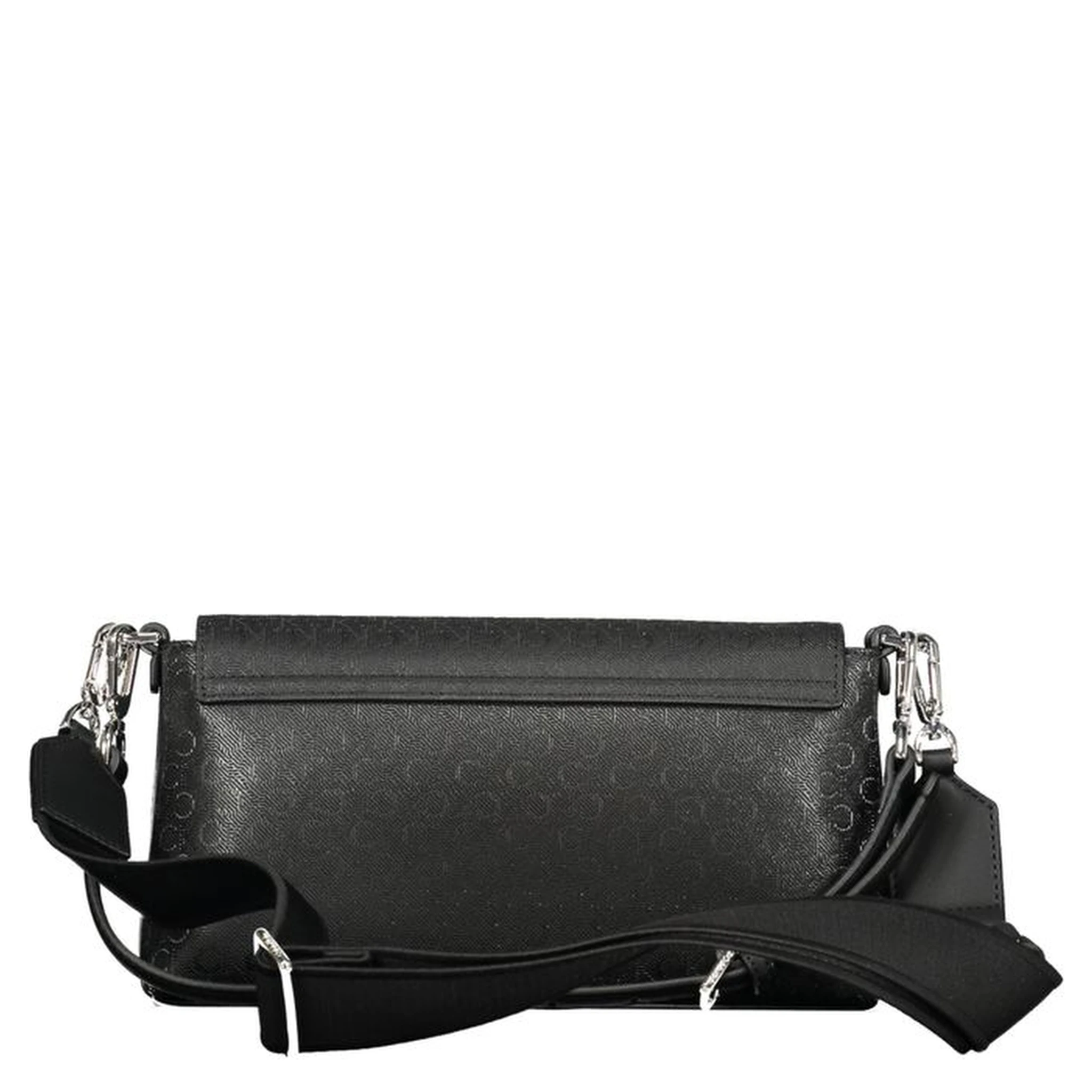 Black Polyester Handbag