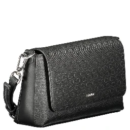 Black Polyester Handbag