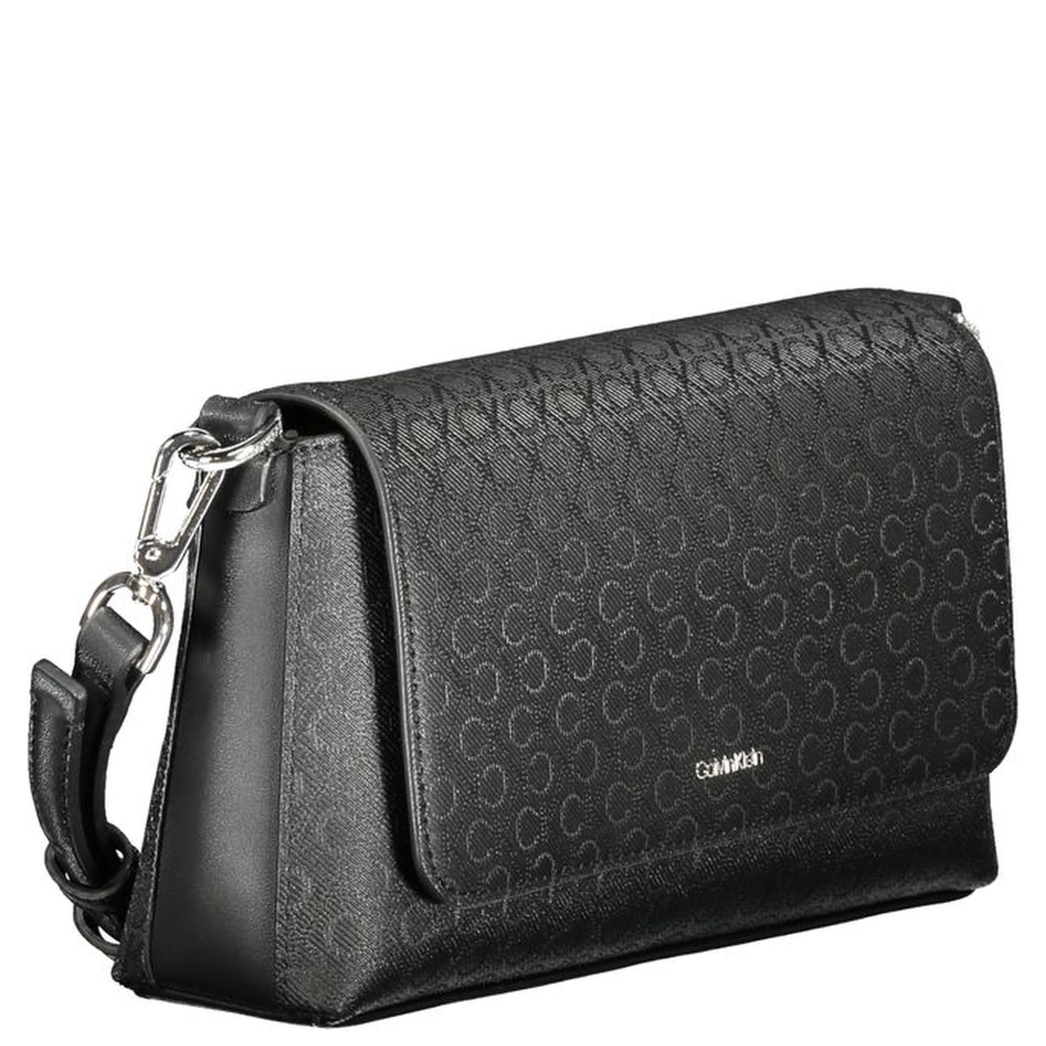 Black Polyester Handbag