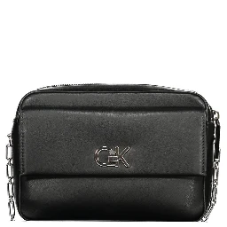 Black Polyester Handbag
