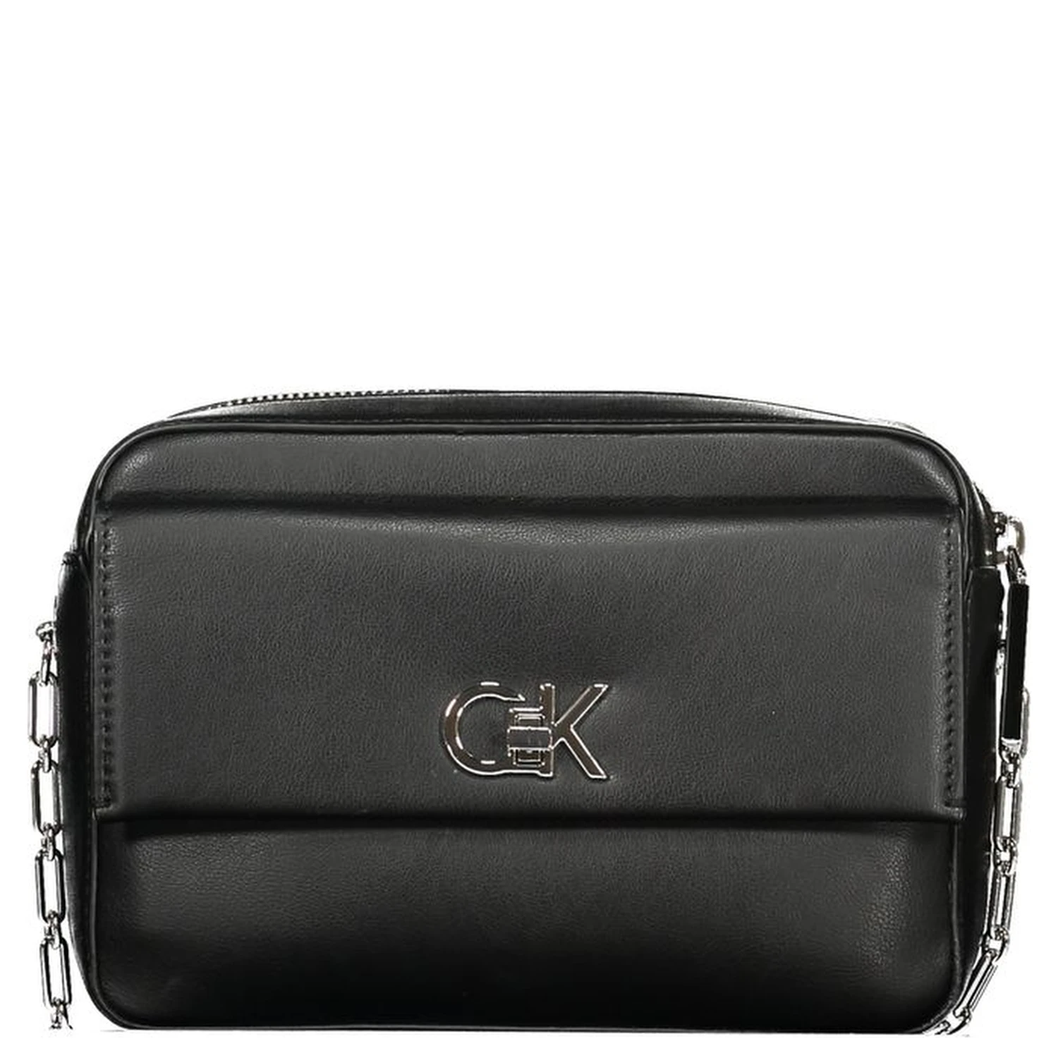Black Polyester Handbag