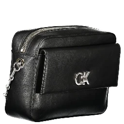 Black Polyester Handbag