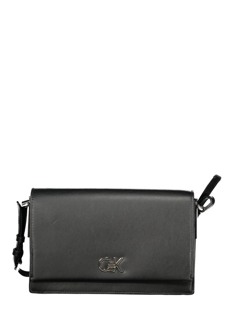 Black Polyester Handbag