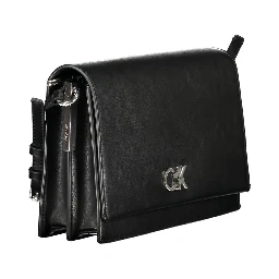 Black Polyester Handbag