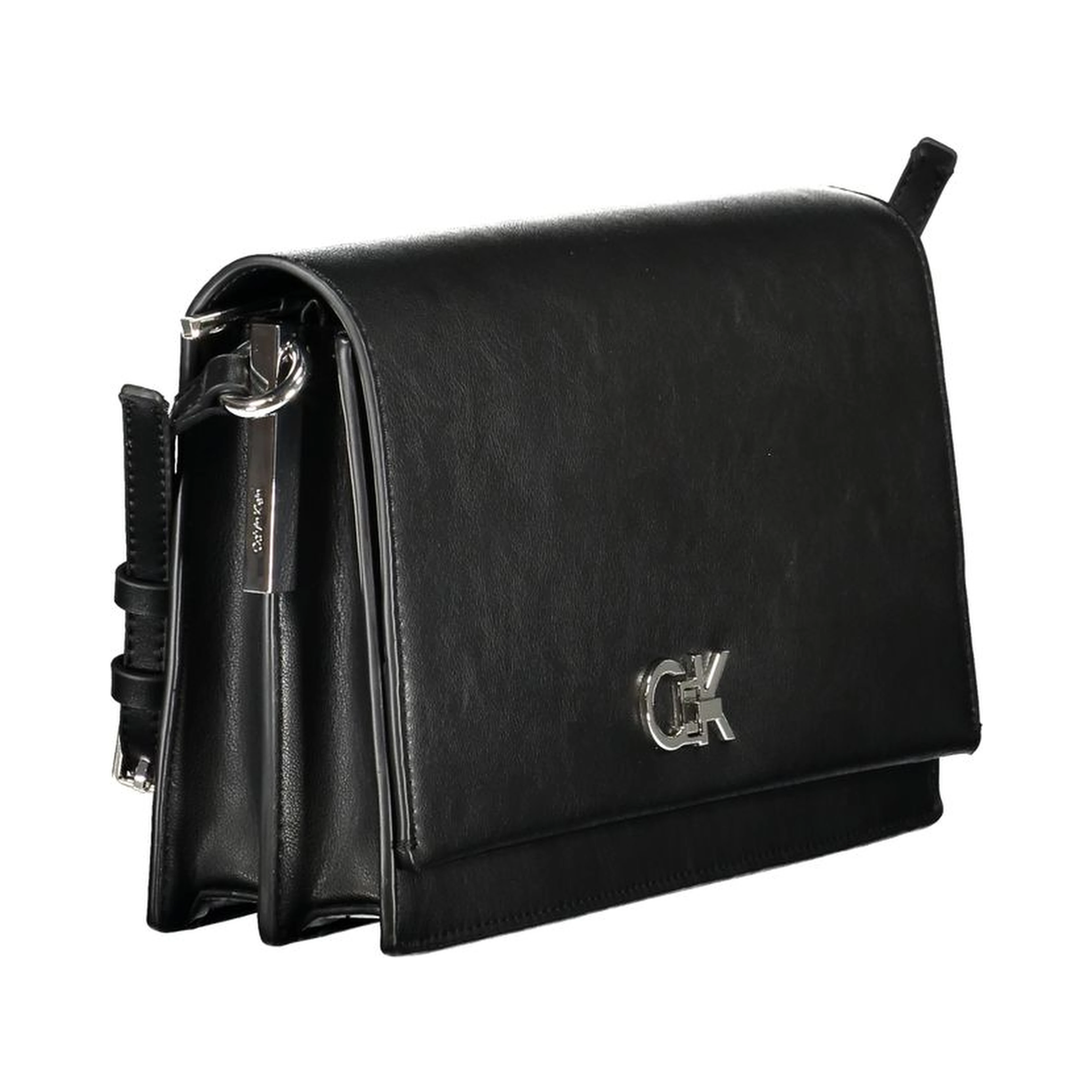 Black Polyester Handbag
