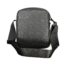 Black Polyester Shoulder Bag